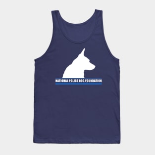 K9 White Outline 2 Tank Top